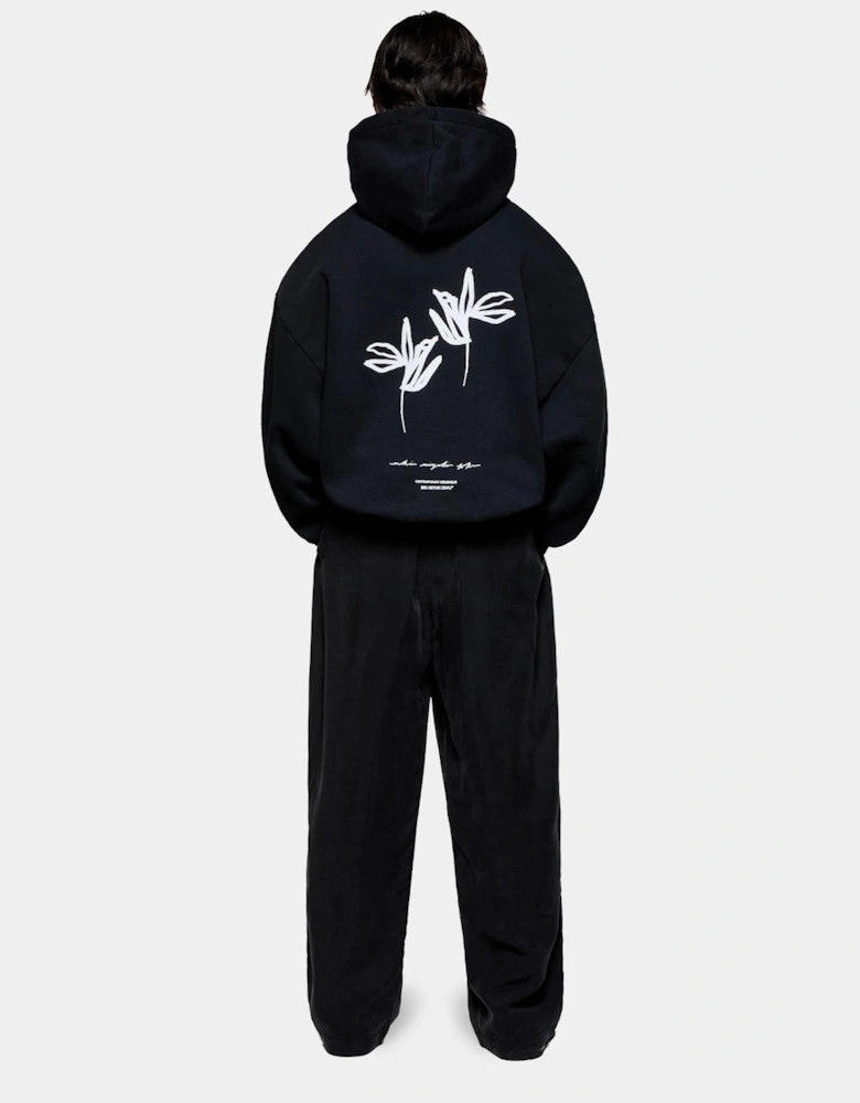 Ink Flower Hoodie