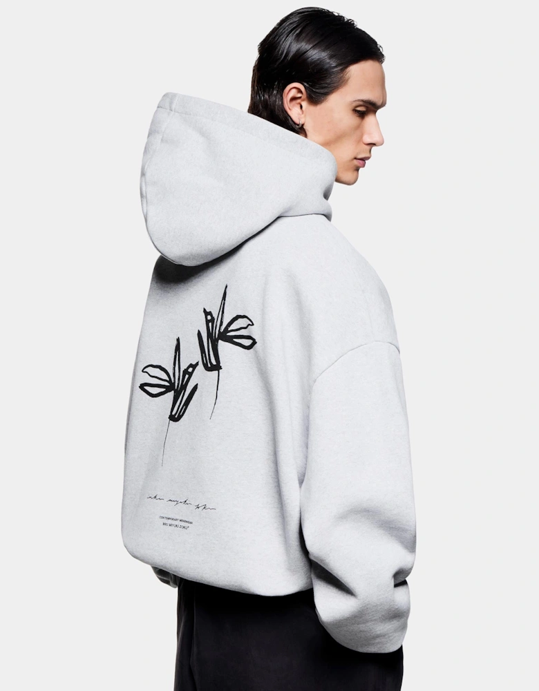 Ink Flower Hoodie