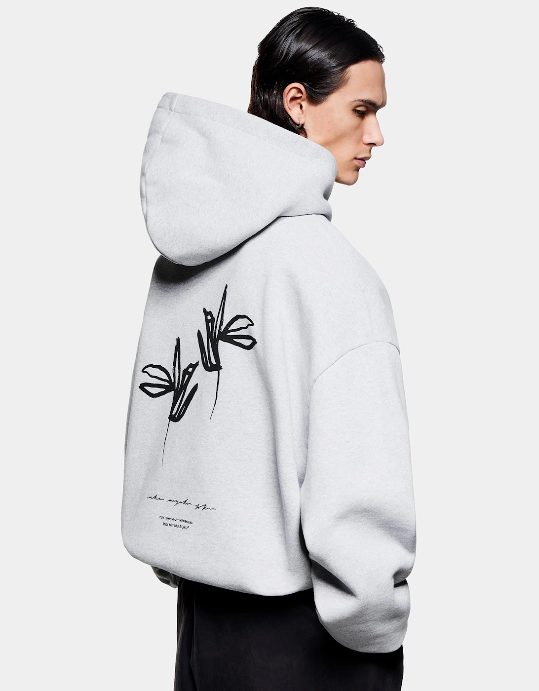 Ink Flower Hoodie, 5 of 4