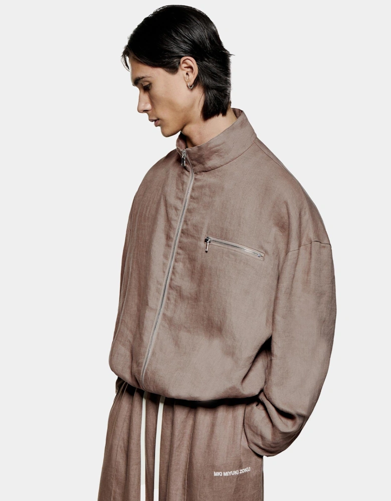 Linen Track Jacket