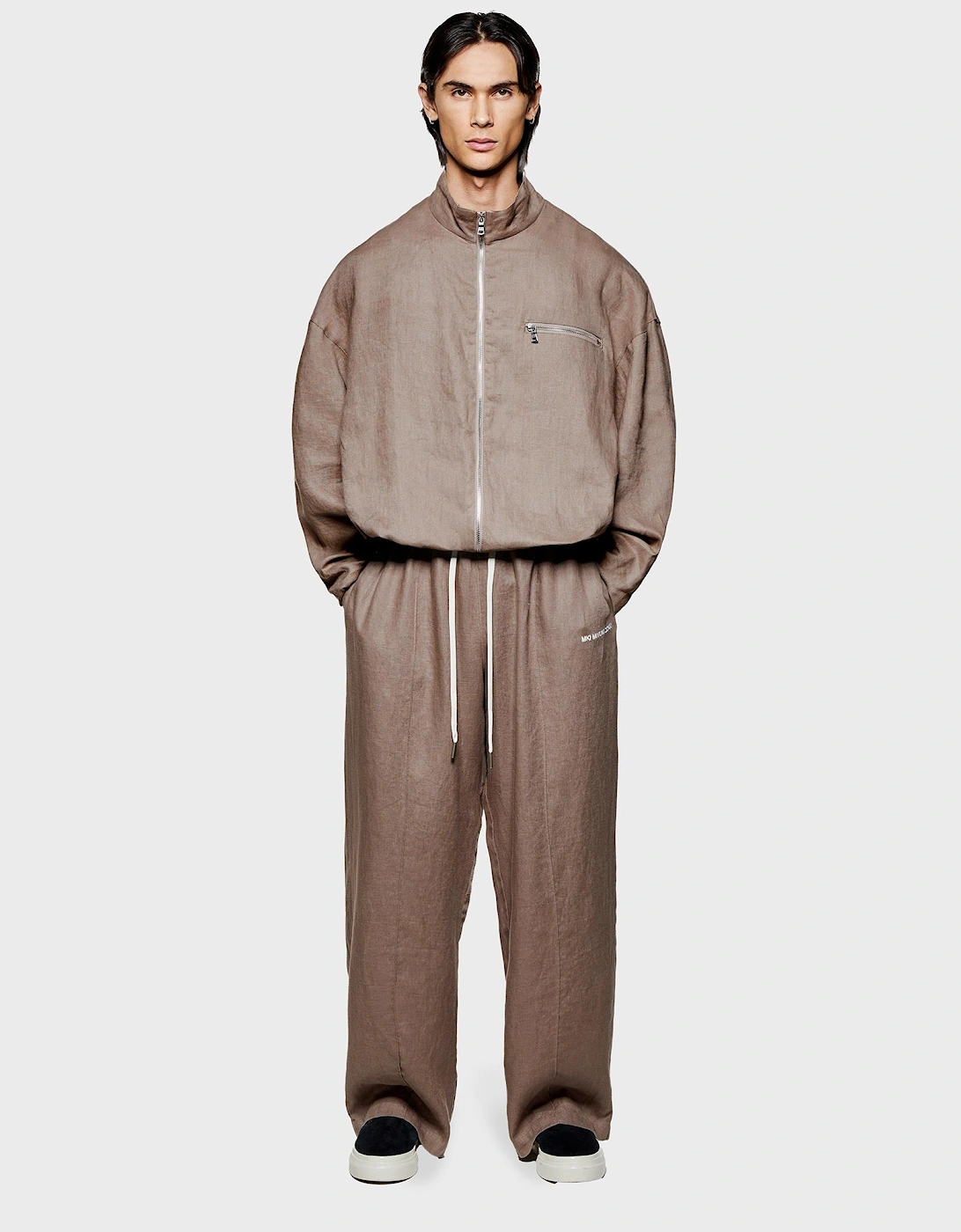 Linen Track Jacket