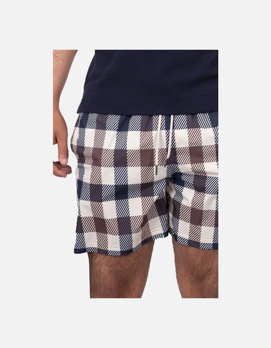 Macro Iconic Volley Swim Shorts Club Check