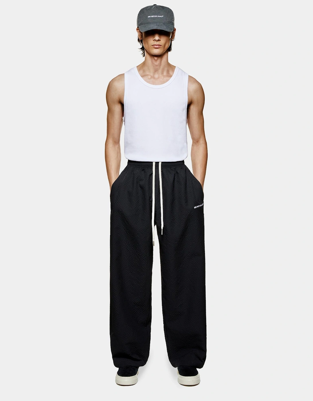 Seersucker Wide Leg Trousers, 6 of 5