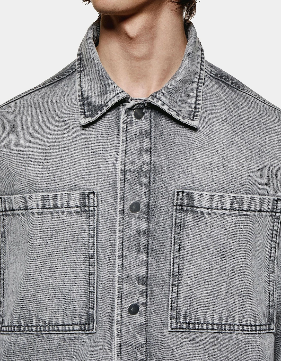 Denim Box Overshirt