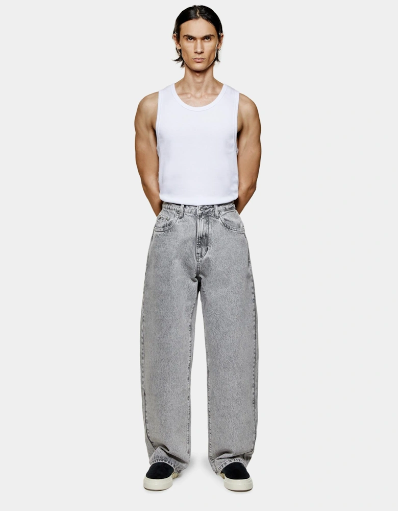 Denim Wide Leg Jeans