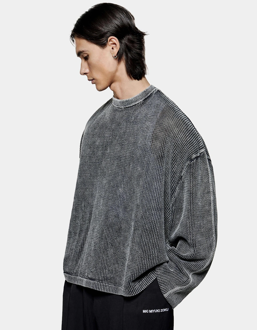 Pigment Dyed Loose Gauge Long Sleeve T-Shirt, 6 of 5