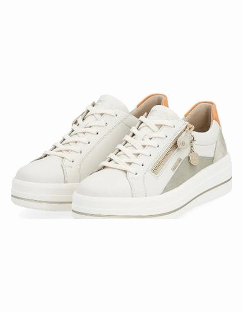 Ladies trainer D1C01-81 in White Combi