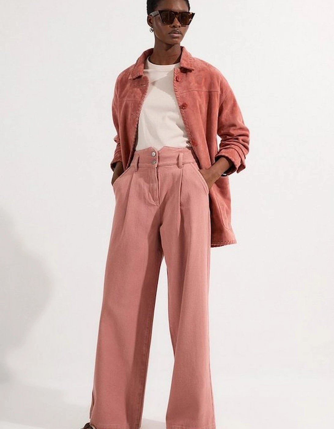 Denim Wide Leg Trousers, 5 of 4