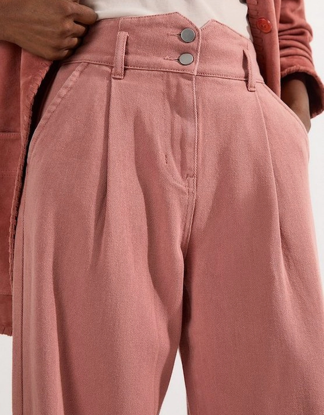 Denim Wide Leg Trousers