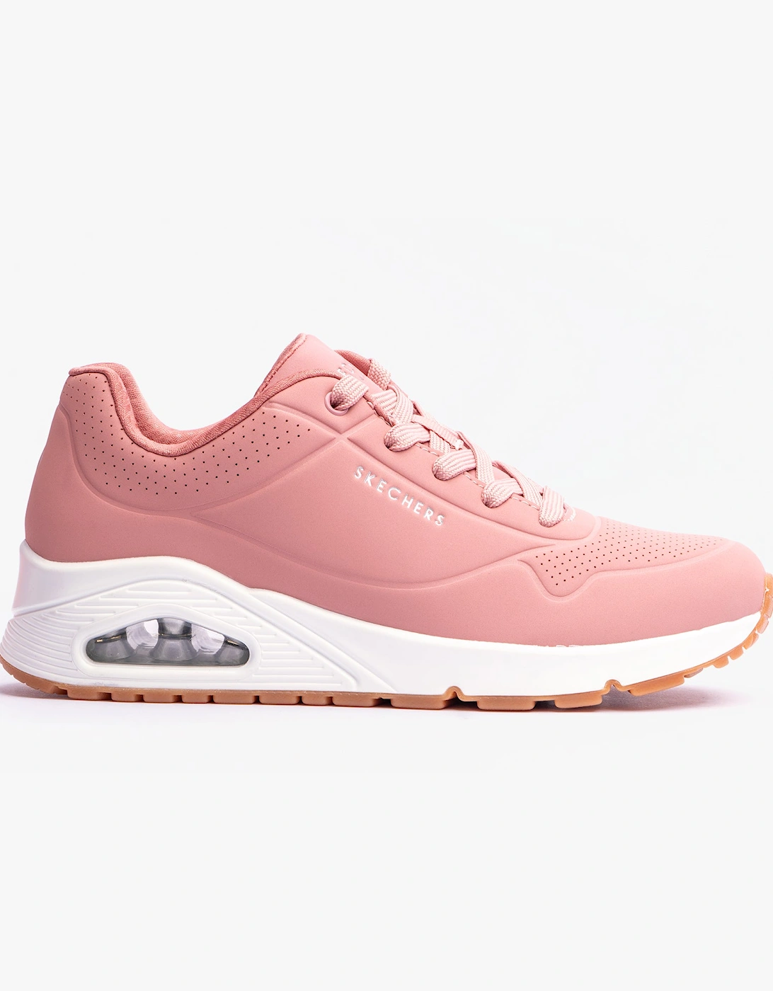 Women's Skechers 73690/ROS UNO - STAND ON AIR Womens Trainers Rose - Pink - Size: 5.5