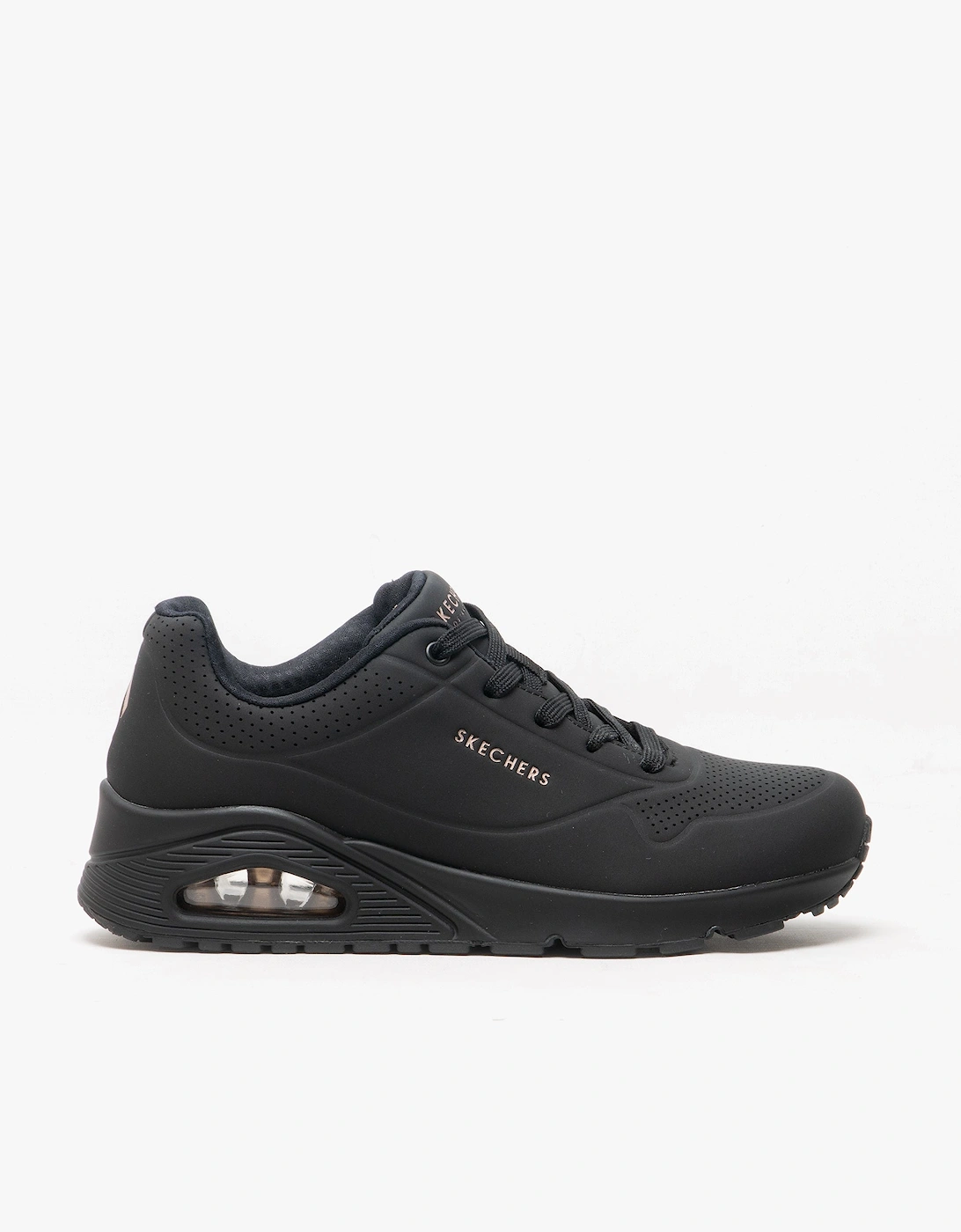 Skechers Women's Black 73690/Bbk Uno Stand On Air Trainers - Size: 7