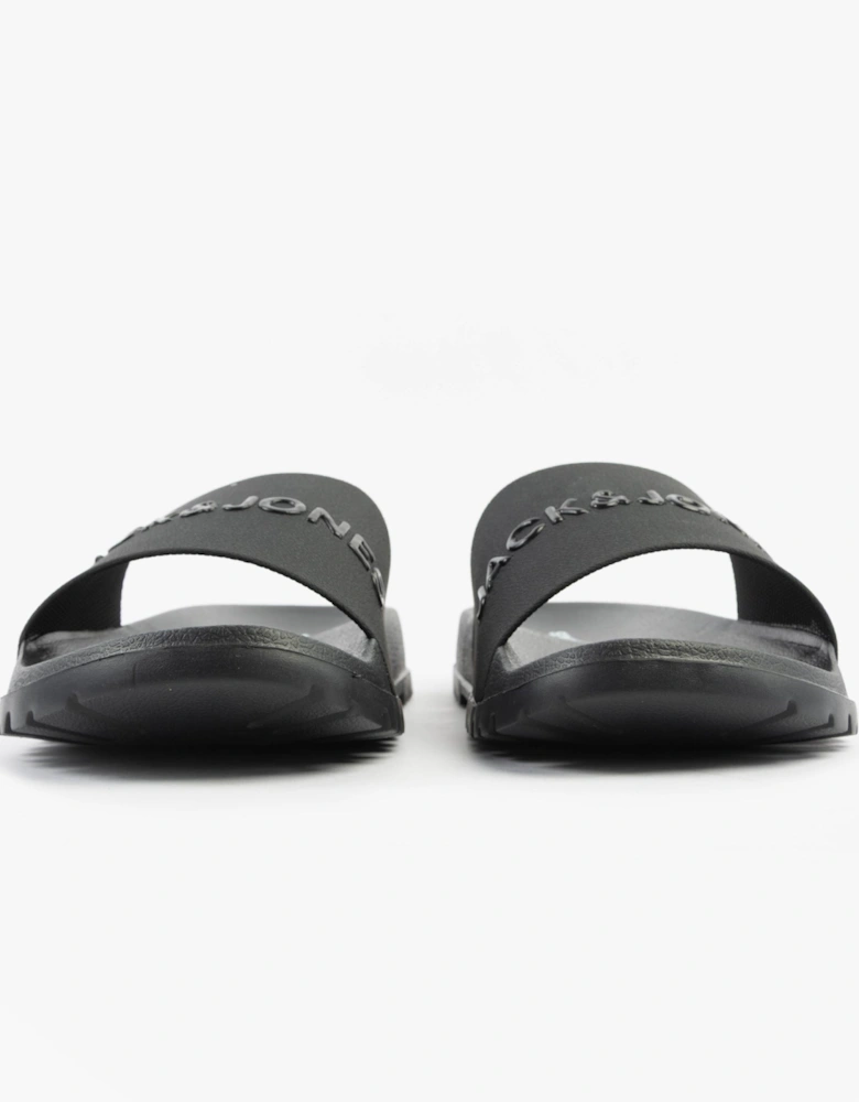 DENNIS Mens Sliders Anthracite