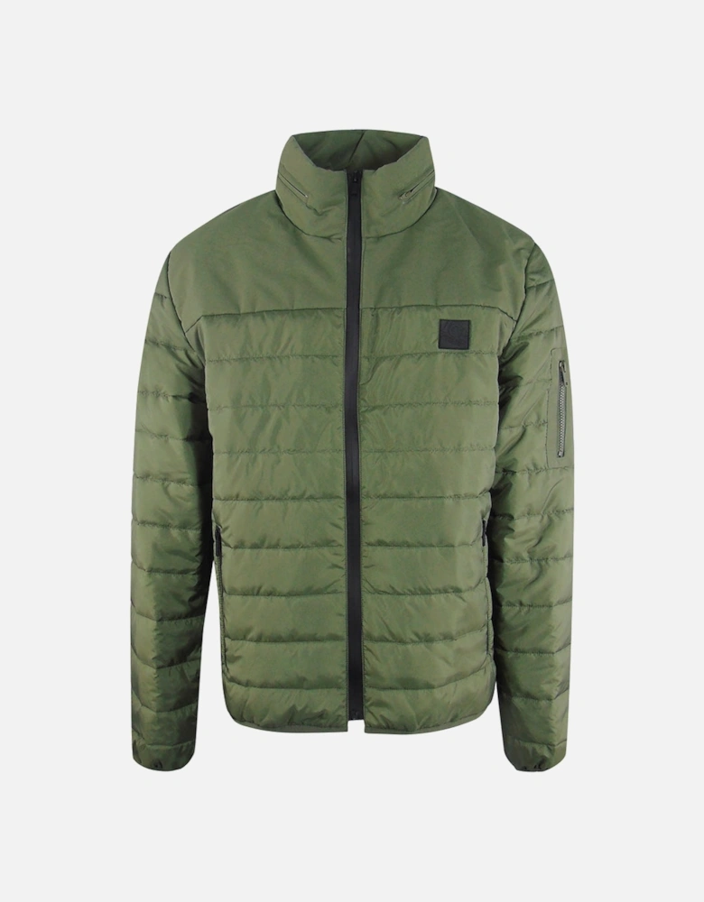 Plain Padded Green Jacket