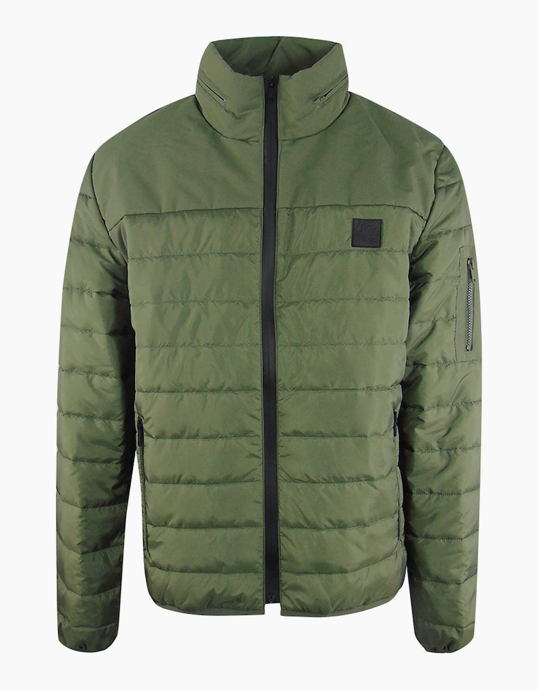 Iceberg Men's Tan Ice Plain Padded Green Jacket  38/Regular M