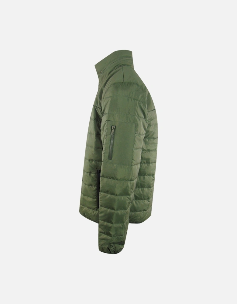 Plain Padded Green Jacket