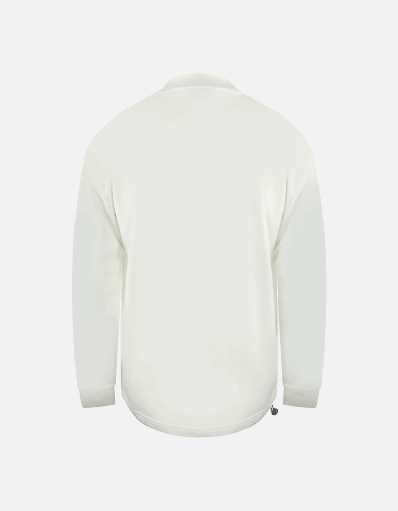 Cubed Logo White Sweatshirt