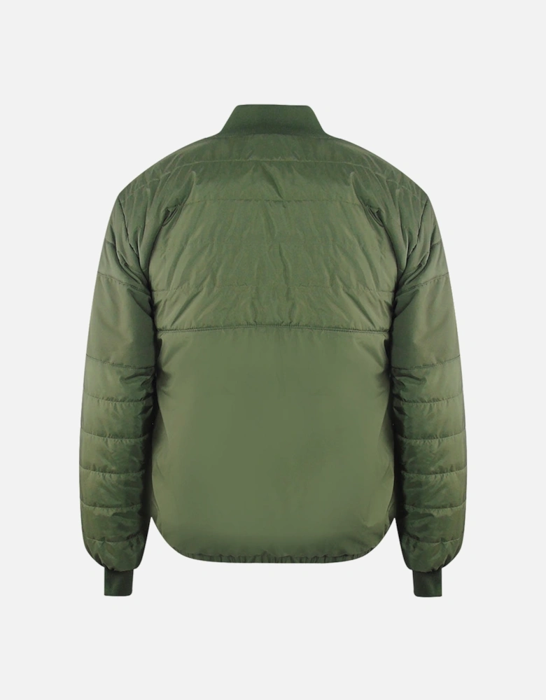 Padded Green Bomber Jacket