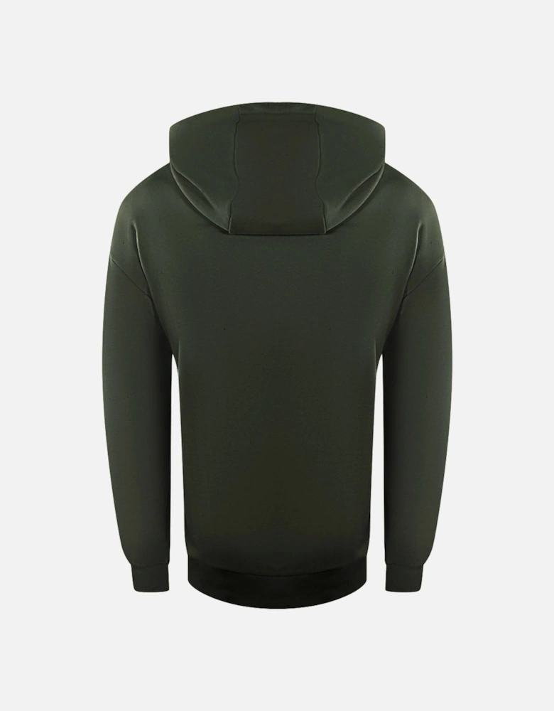 Small Block Logo Green Zip-Up Hoodie