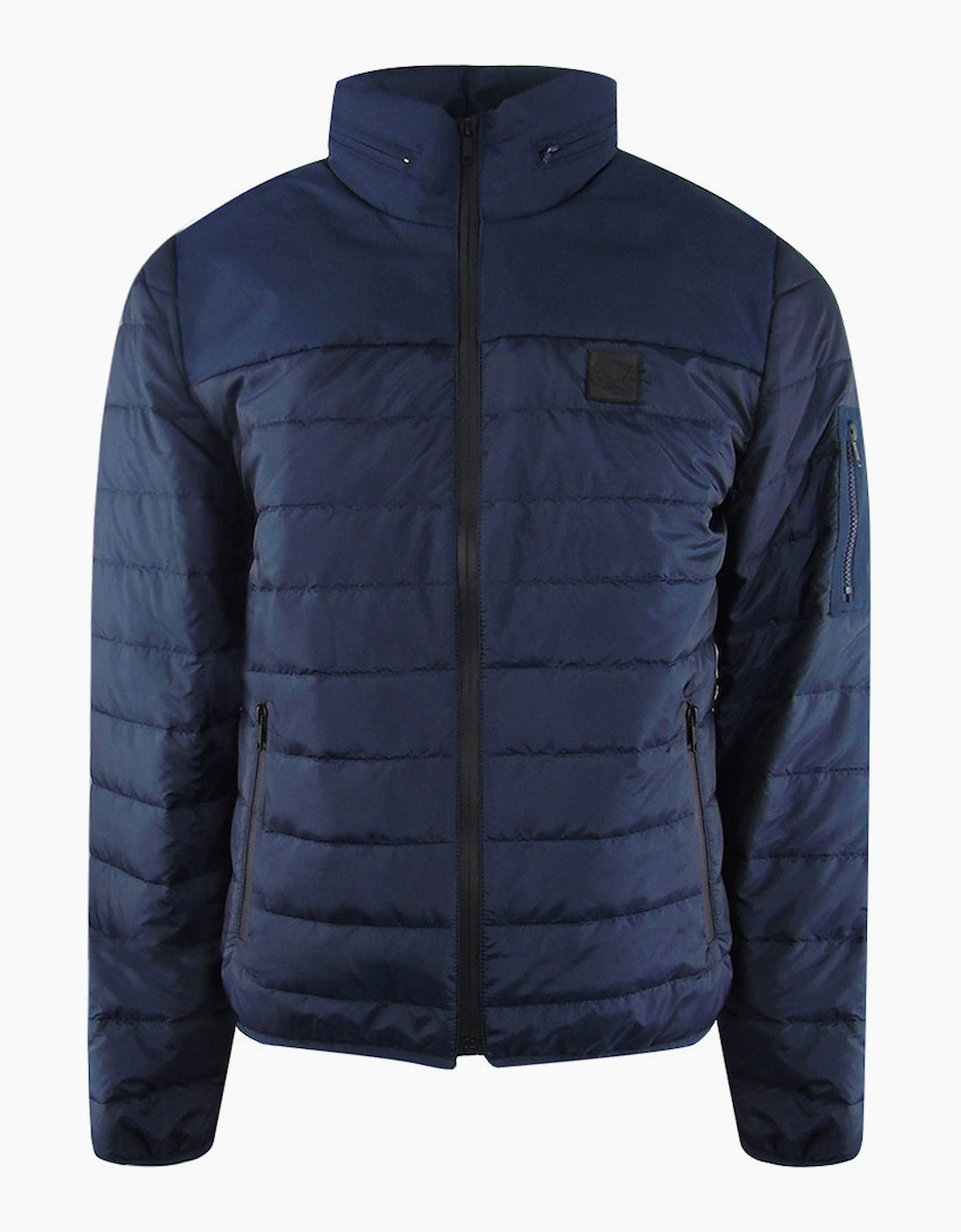 Iceberg Men's Navy Ice Padded Blue Jacket  44/Regular Xxl