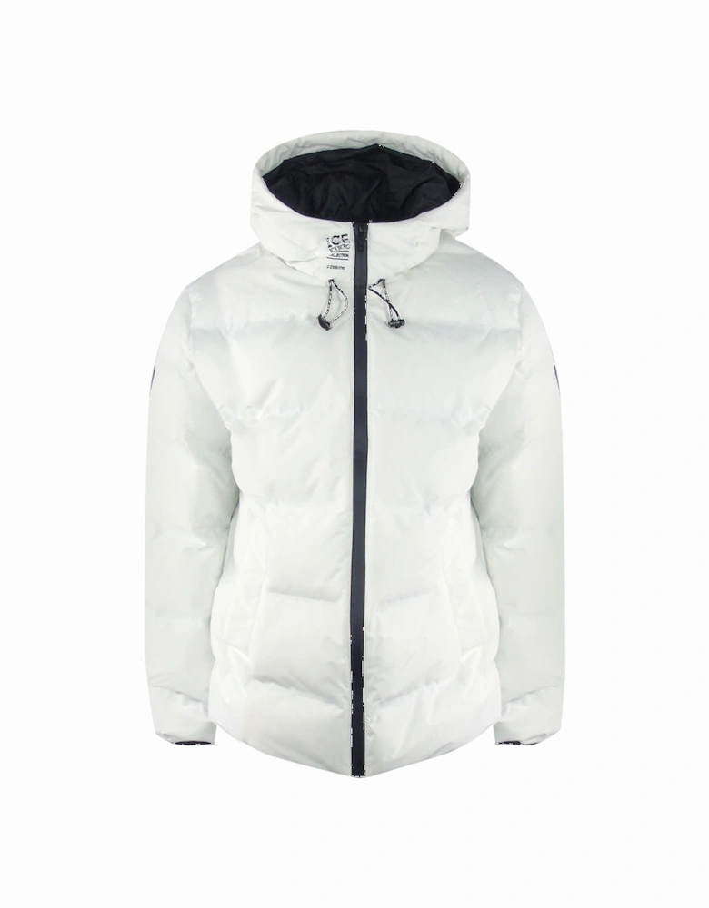 Plain Padded White Jacket