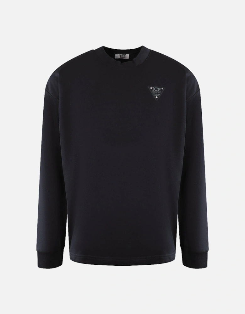 Small Triangle Logo Black Sweatshirt