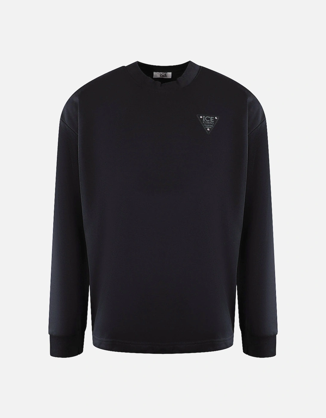 Small Triangle Logo Black Sweatshirt, 3 of 2