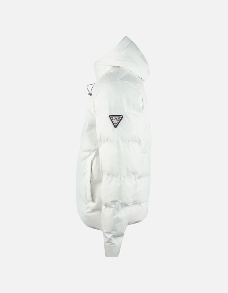 Plain Padded White Jacket