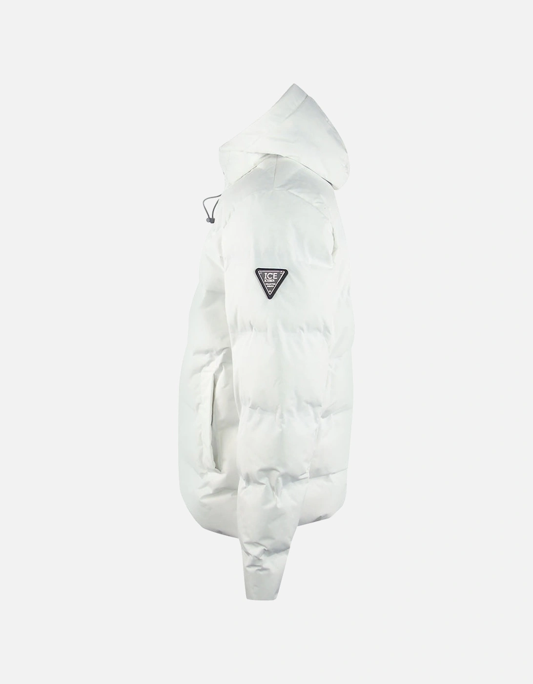 Plain Padded White Jacket