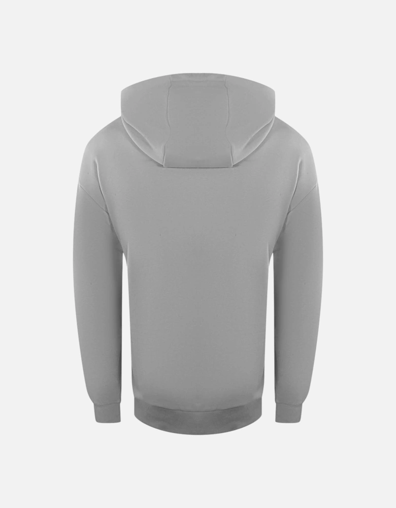 Bold Blocked Logo Grey Hoodie