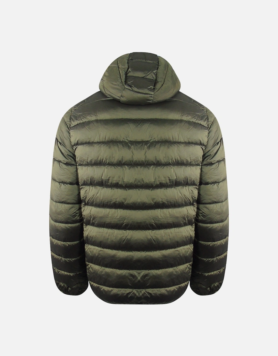 Plain Padded Dark Shiny Green Jacket