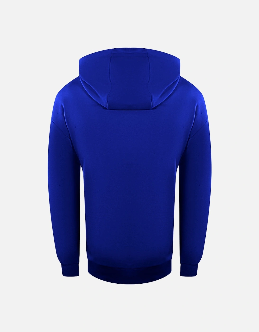 Small Block Logo Blue Zip-Up Hoodie
