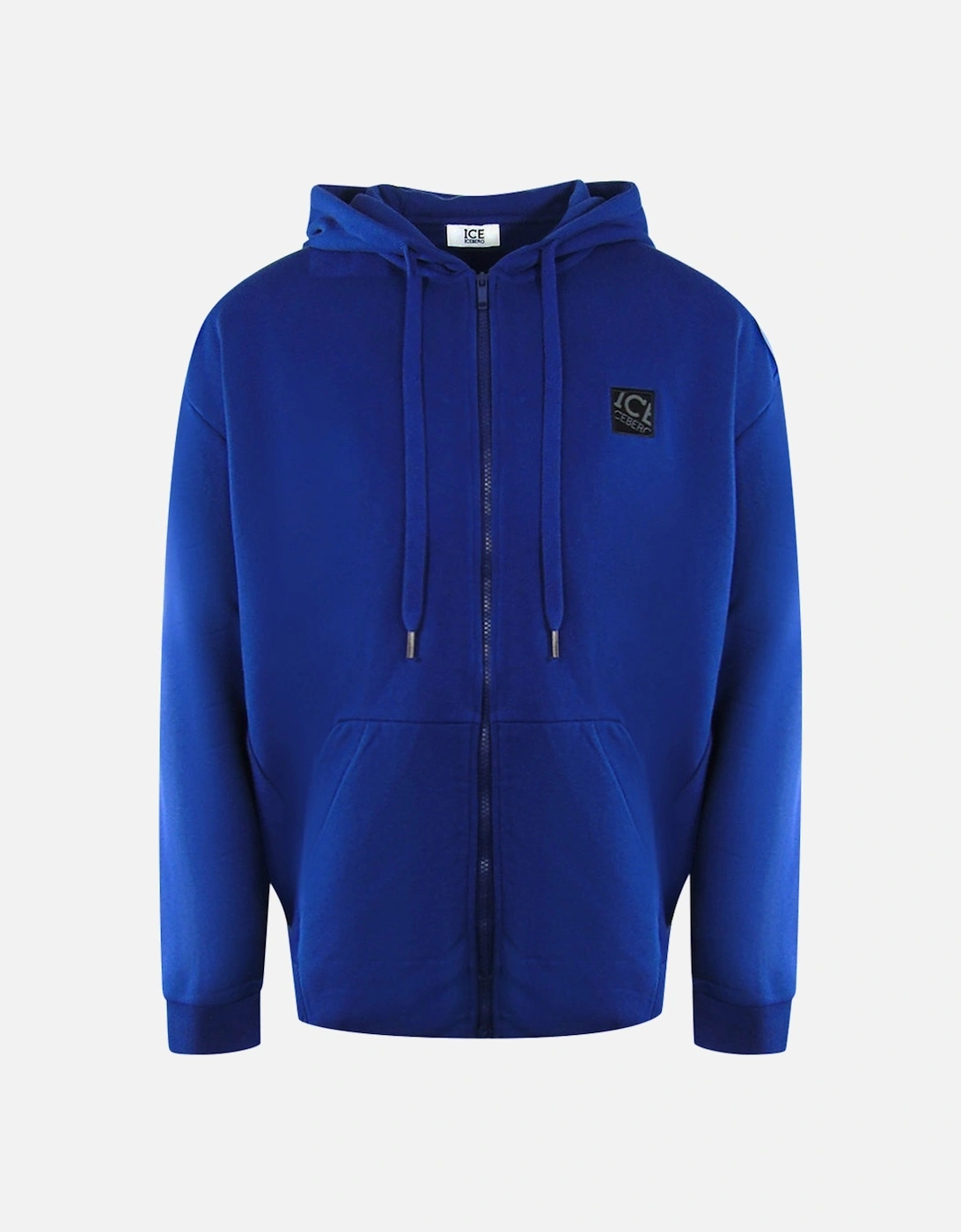 Small Block Logo Blue Zip-Up Hoodie, 3 of 2