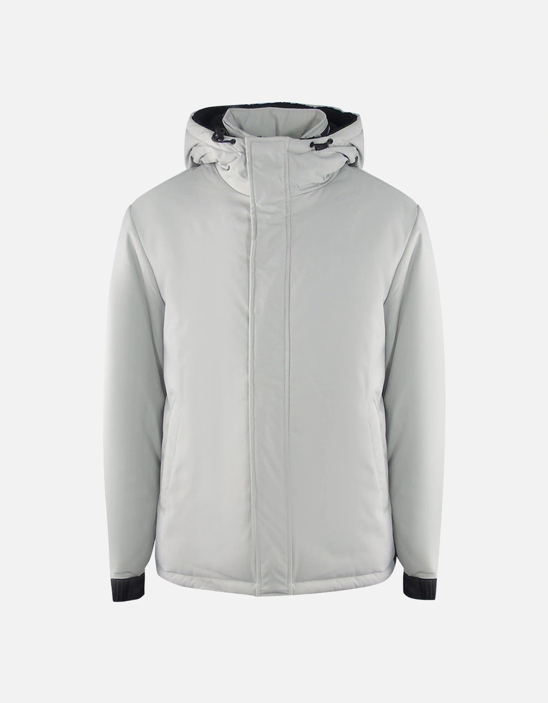 Plain Hooded Grey Jacket, 4 of 3