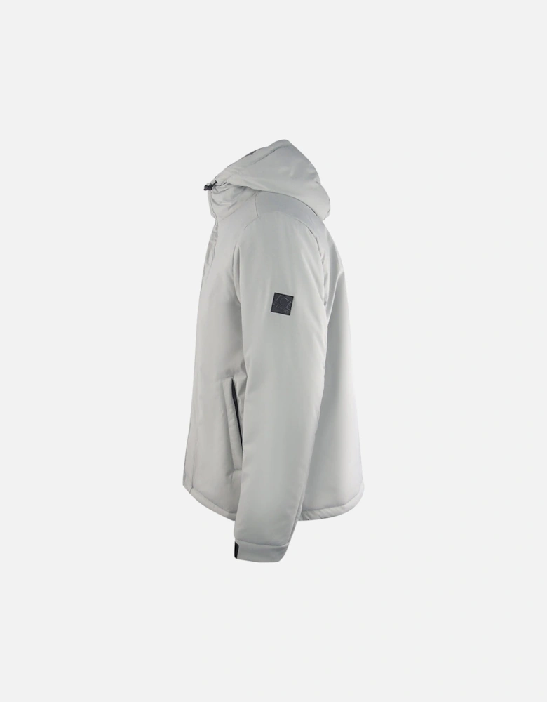 Plain Hooded Grey Jacket