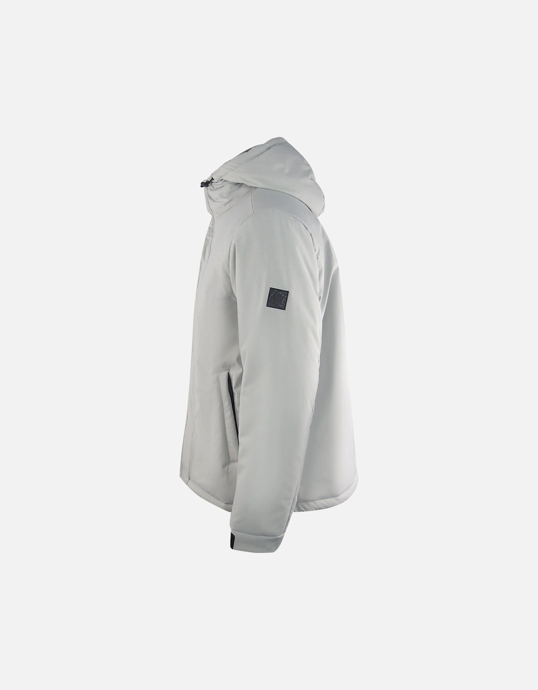 Plain Hooded Grey Jacket