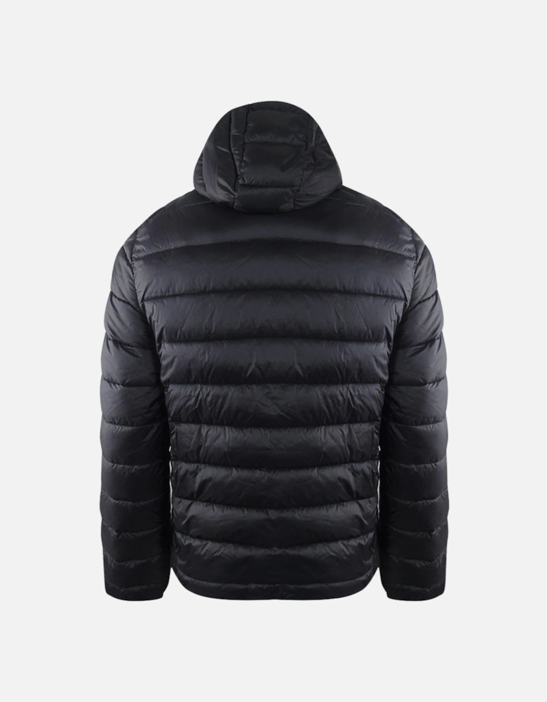 Hooded Padded Black Jacket