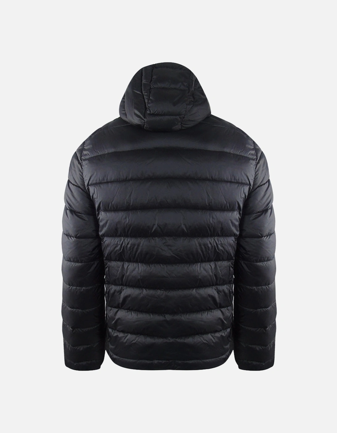 Hooded Padded Black Jacket