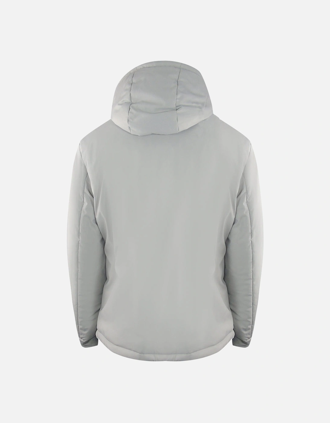 Plain Hooded Grey Jacket