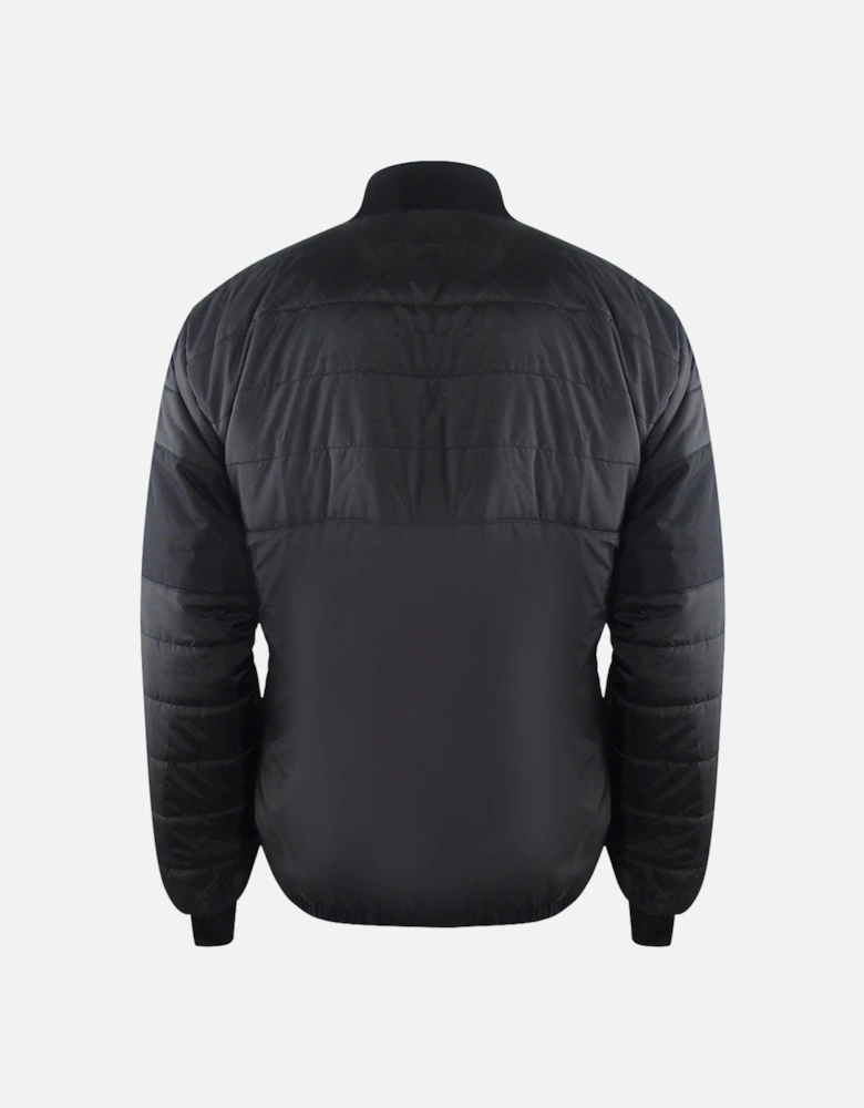 Padded Black Bomber Jacket