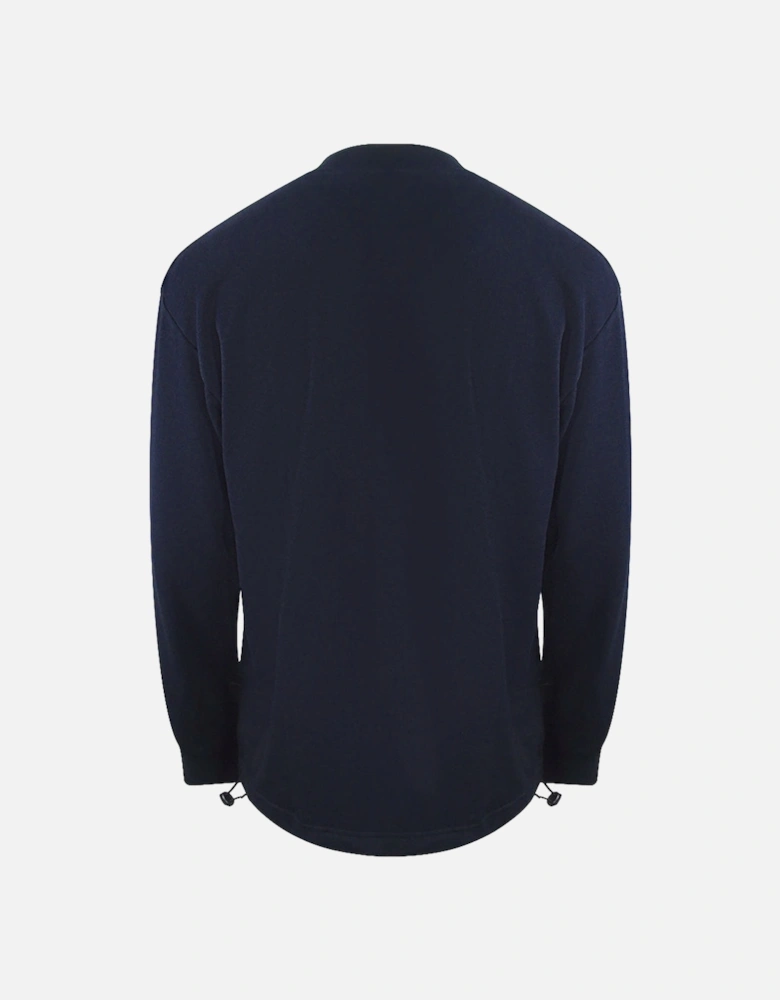 Cubed Logo Navy Blue Sweatshirt
