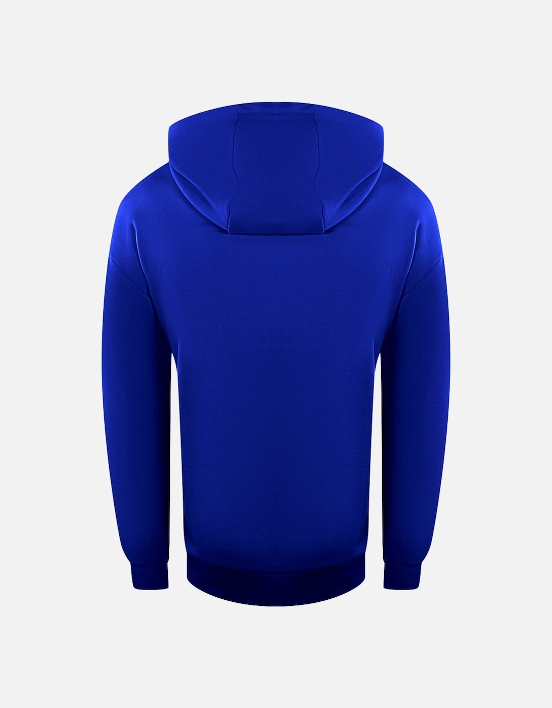 Bold Blocked Logo Blue Hoodie