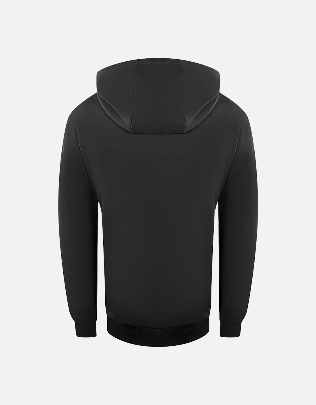 Small Block Logo Black Zip-Up Hoodie
