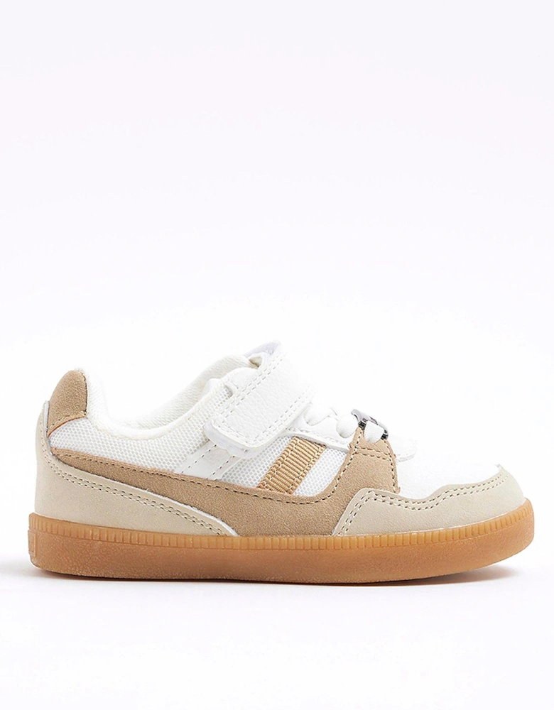 Boy Mesh Plimsolls - White