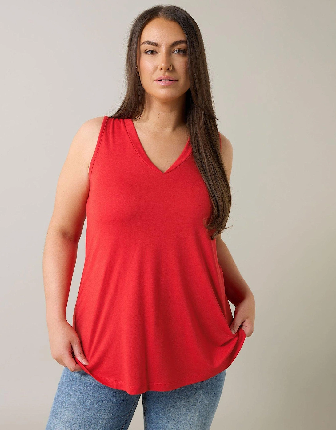 Modal Rich Vest - Red, 2 of 1