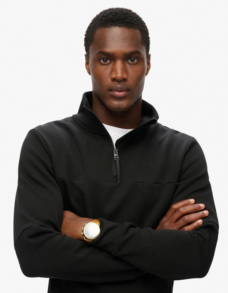 Code Tech Half Zip Sweatshirt - Black