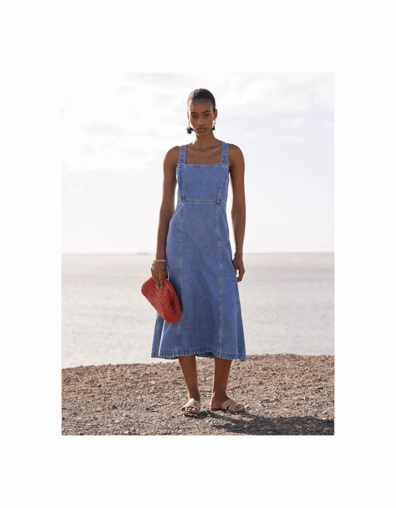 Full Skirt Midi Dress