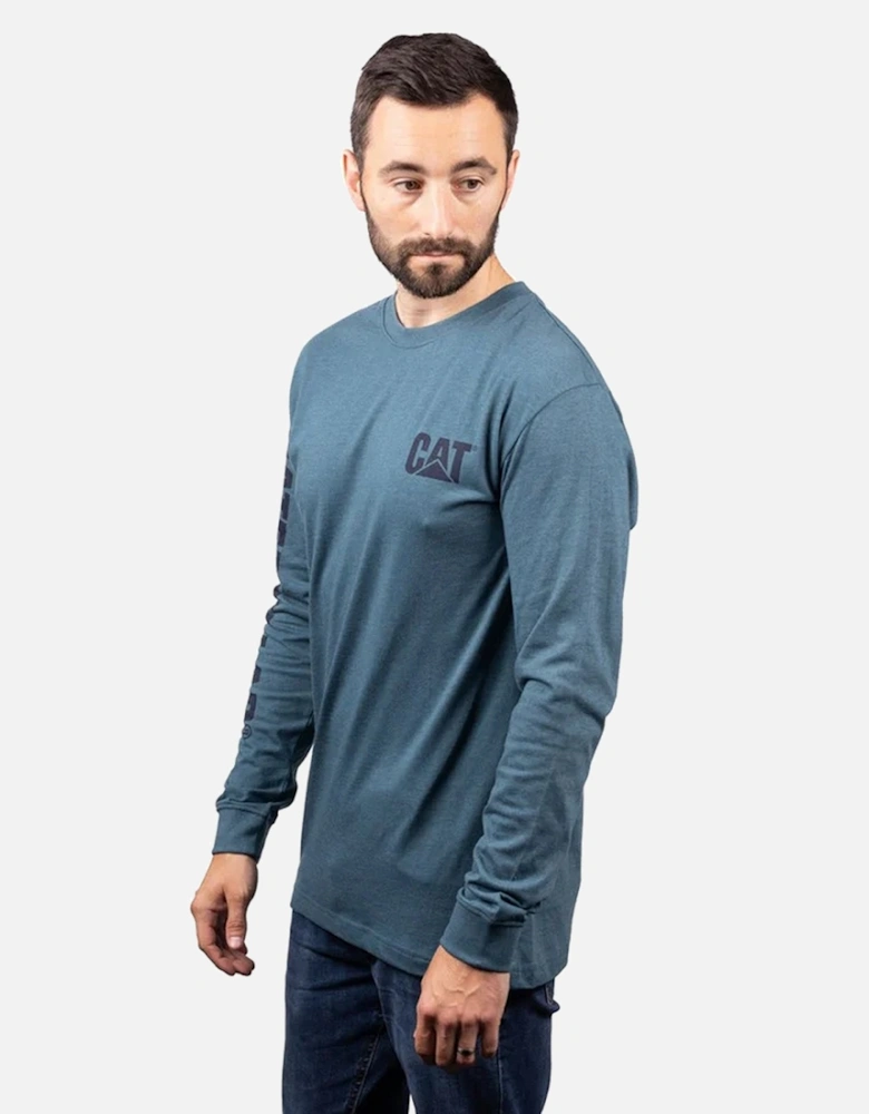 Mens Trademark Banner Long-Sleeved T-Shirt