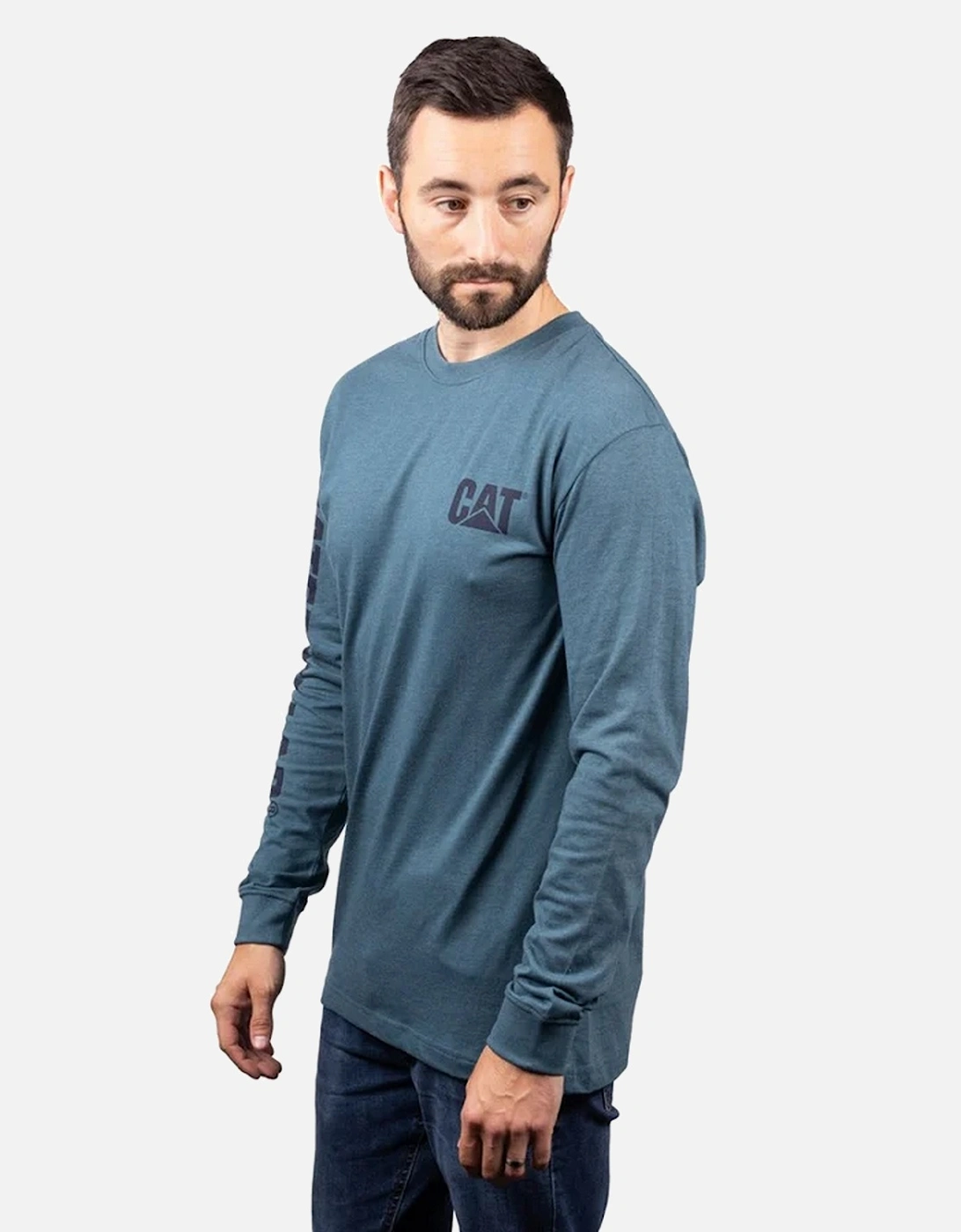 Mens Trademark Banner Long-Sleeved T-Shirt