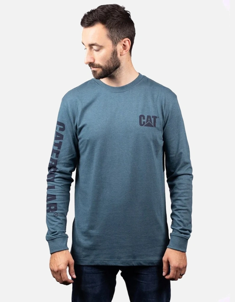Mens Trademark Banner Long-Sleeved T-Shirt