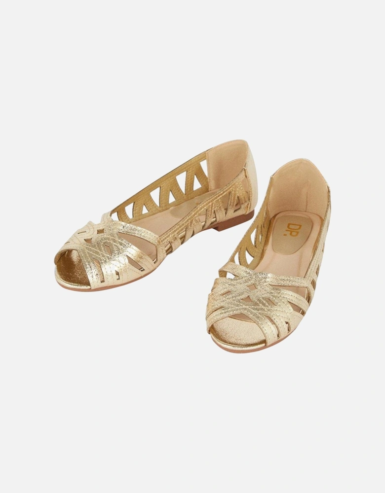 Womens/Ladies Prim Peep Toe Pumps